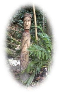 Totem in Orisha Shrine