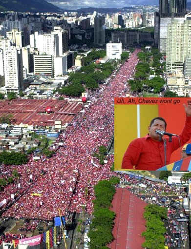 Chavez Supporters Gather<br>in Capital for Largest Pro-Chavez Rally