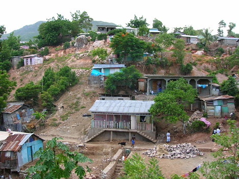 The area of Bas-Ravine, in the northern part of Haiti